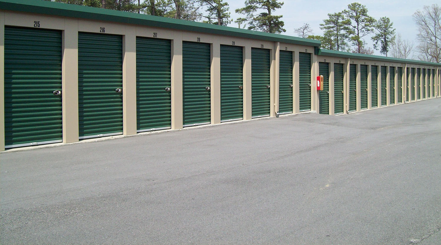 Wide Driveways with Drive Up Storage